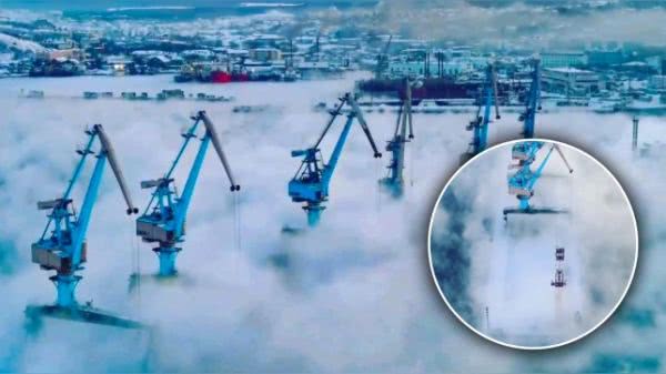海面「沸騰冒煙」異象